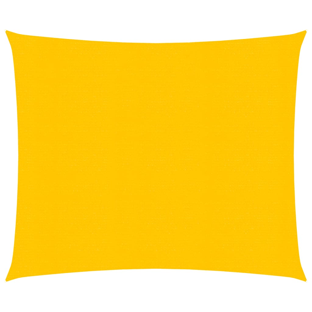 Vela Parasole 160 g/m² Quadrata Giallo 4,5x4,5 m in HDPE