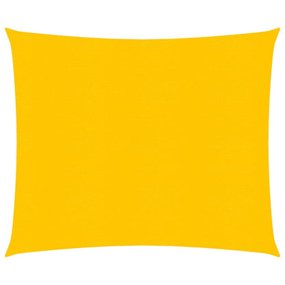 Vela Parasole 160 g/m² Quadrata Giallo 5x5 m in HDPE