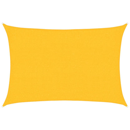 Vela Parasole 160 g/m² Rettangolare Giallo 2x2,5 m in HDPE