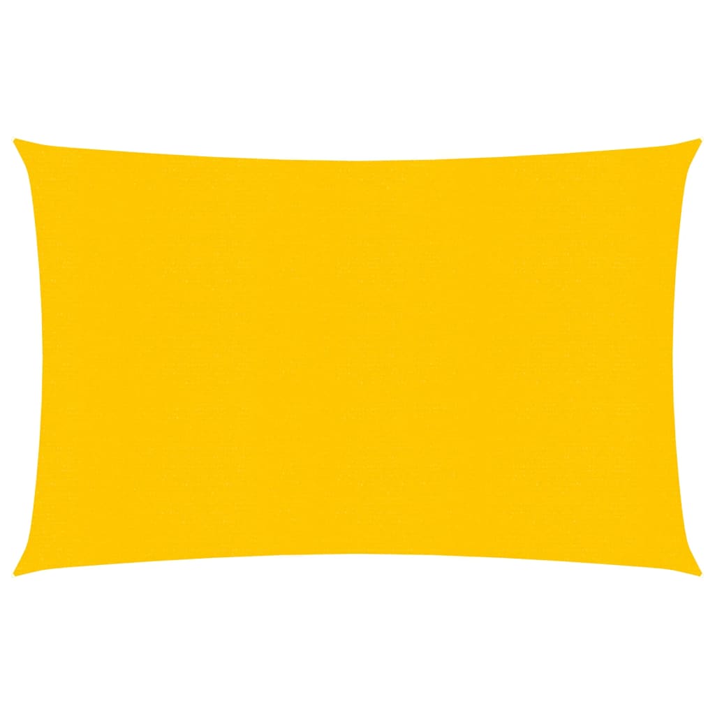 Vela Parasole 160 g/m² Rettangolare Giallo 2x3 m in HDPE