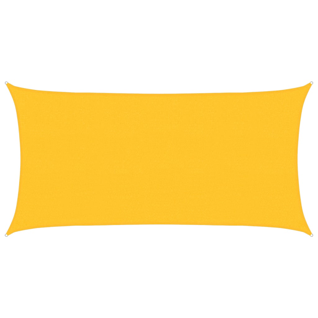 Vela Parasole 160 g/m² Gialla 2,5x4,5 m in HDPE