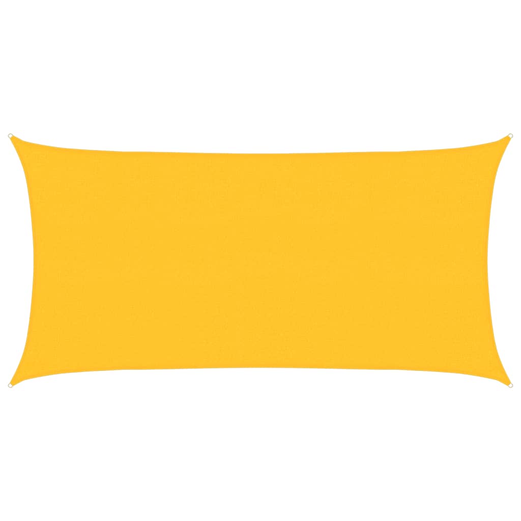 Vela Parasole 160 g/m² Gialla 2,5x5 m in HDPE