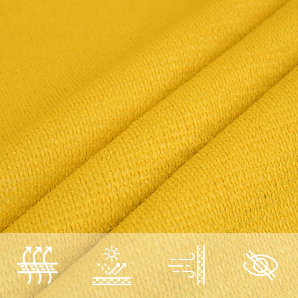 Vela Parasole 160 g/m² Gialla 3x6 m in HDPE