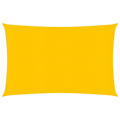 Vela Parasole 160 g/m² Rettangolare Giallo 3,5x4,5 m in HDPE