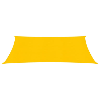 Vela Parasole 160 g/m² Rettangolare Giallo 3,5x5 m in HDPE