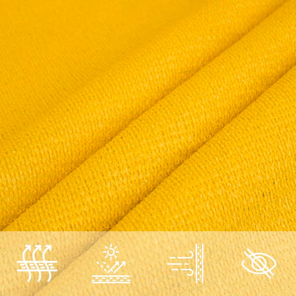 Vela Parasole 160 g/m² Rettangolare Giallo 4x7 m in HDPE | homemem39