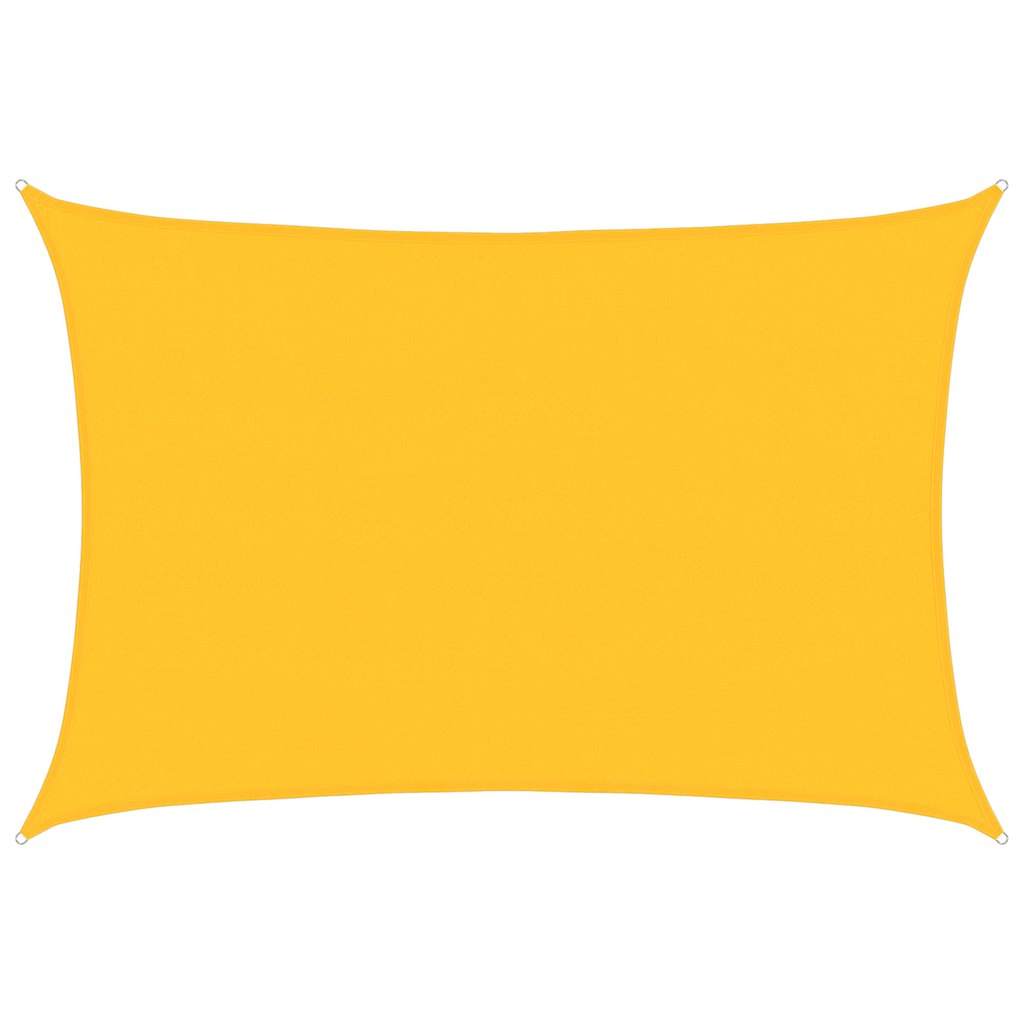 Vela Parasole 160 g/m² Rettangolare Giallo 5x7 m in HDPE | homemem39