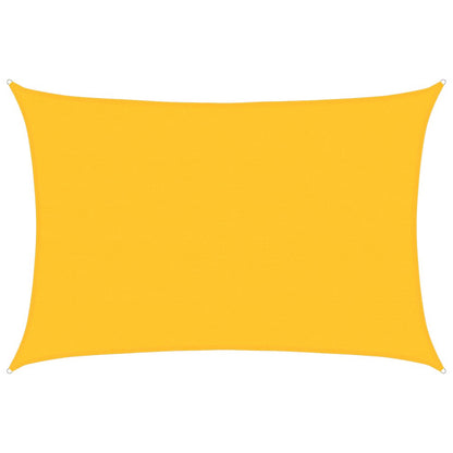 Vela Parasole 160 g/m² Rettangolare Giallo 5x7 m in HDPE
