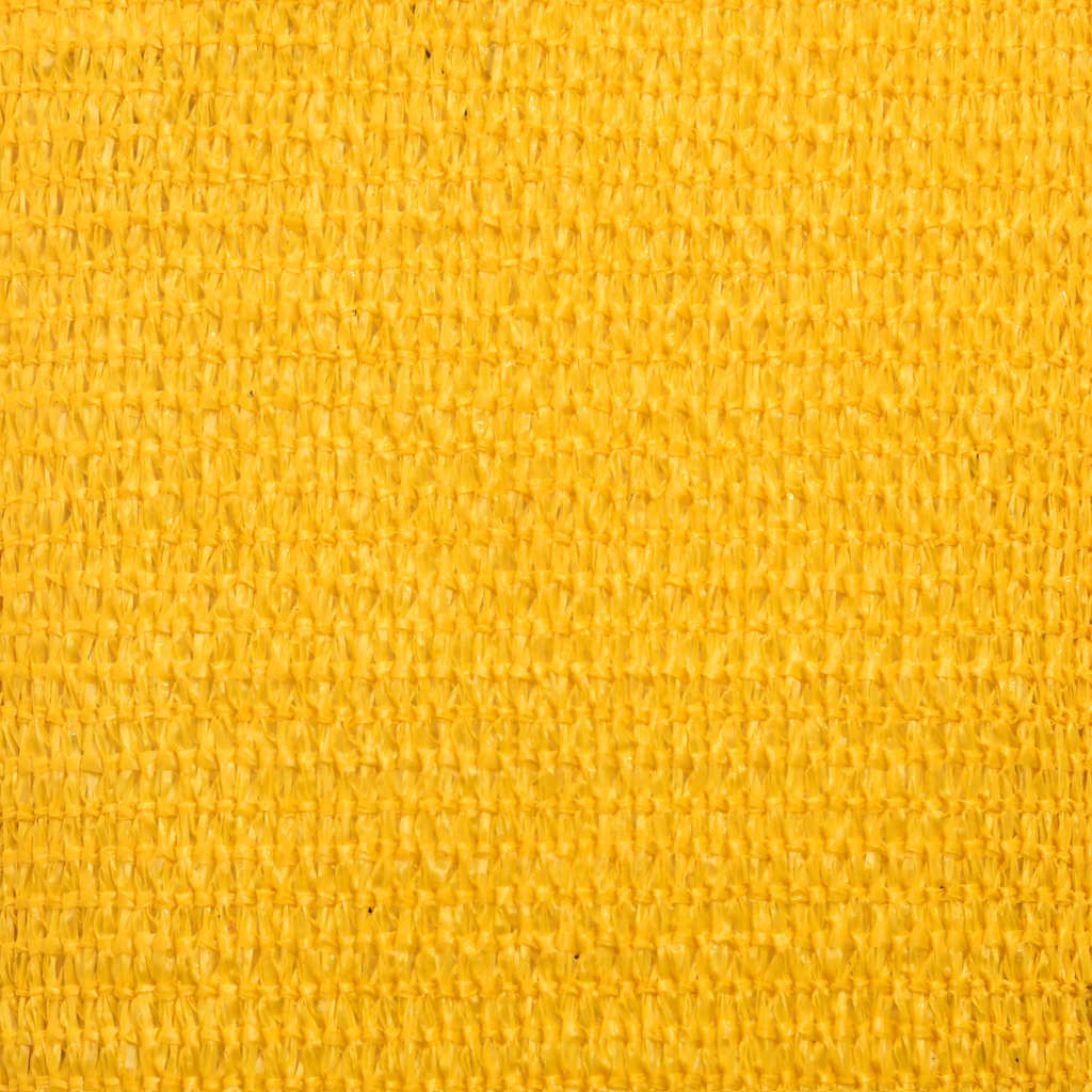 Vela Parasole 160 g/m² Triangolare Giallo 4x4x4 m in HDPE