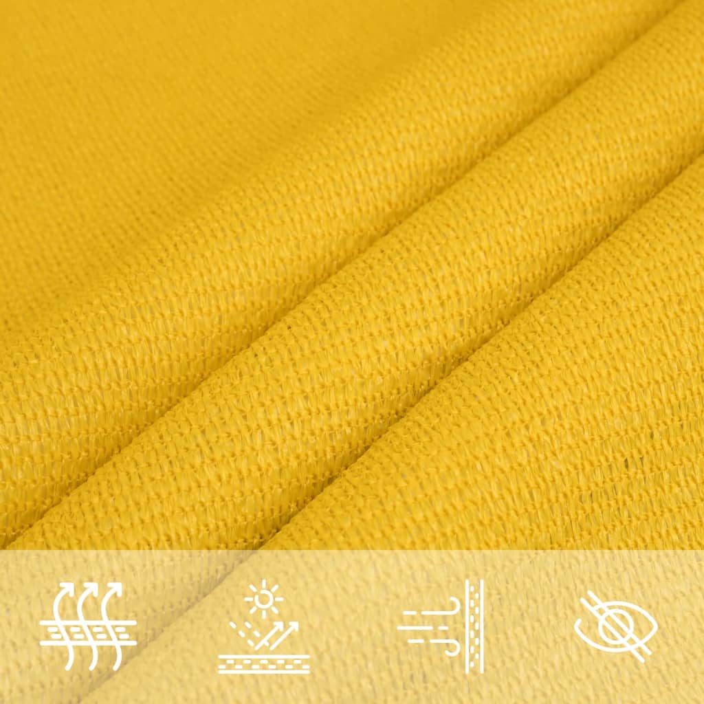 Vela Parasole 160 g/m² Gialla 3/4x2 m in HDPE