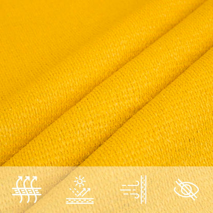 Vela Parasole 160 g/m² Gialla 3/4x2 m in HDPE