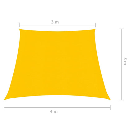 Vela Parasole 160 g/m² Gialla 3/4x3 m in HDPE