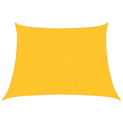 Vela Parasole 160 g/m² Trapezio Giallo 4/5x3 m in HDPE