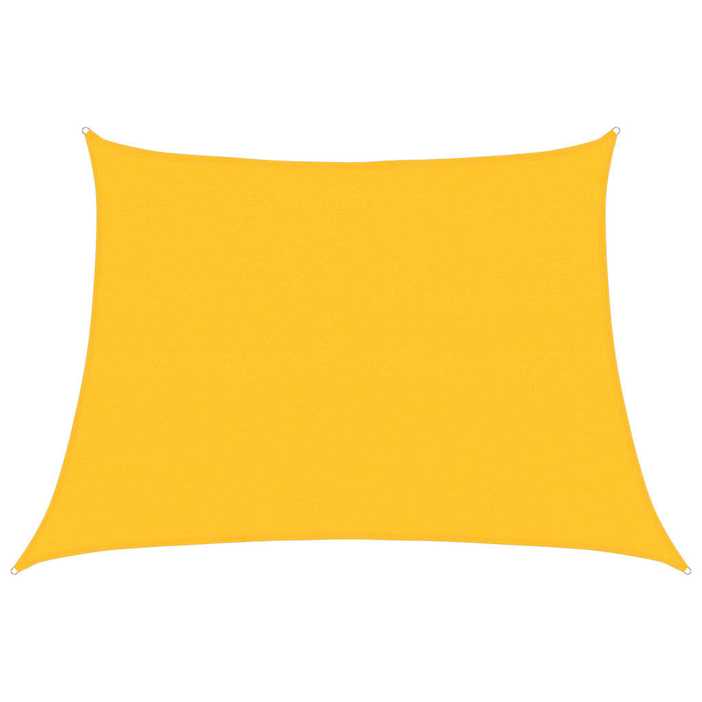 Vela Parasole 160 g/m² Trapezio Giallo 4/5x3 m in HDPE