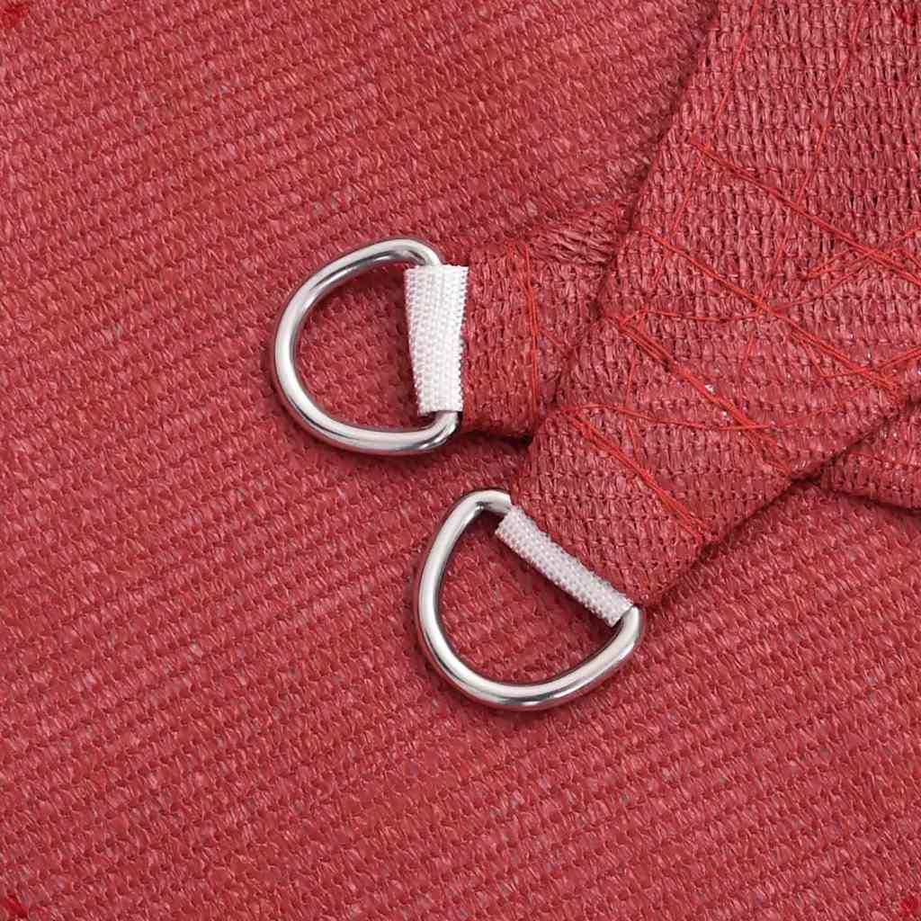 Vela Parasole 160 g/m² Rossa 2x2 m in HDPE