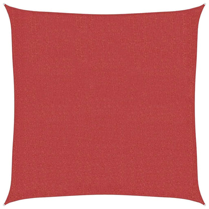 Vela Parasole 160 g/m² Rossa 2,5x2,5 m in HDPE