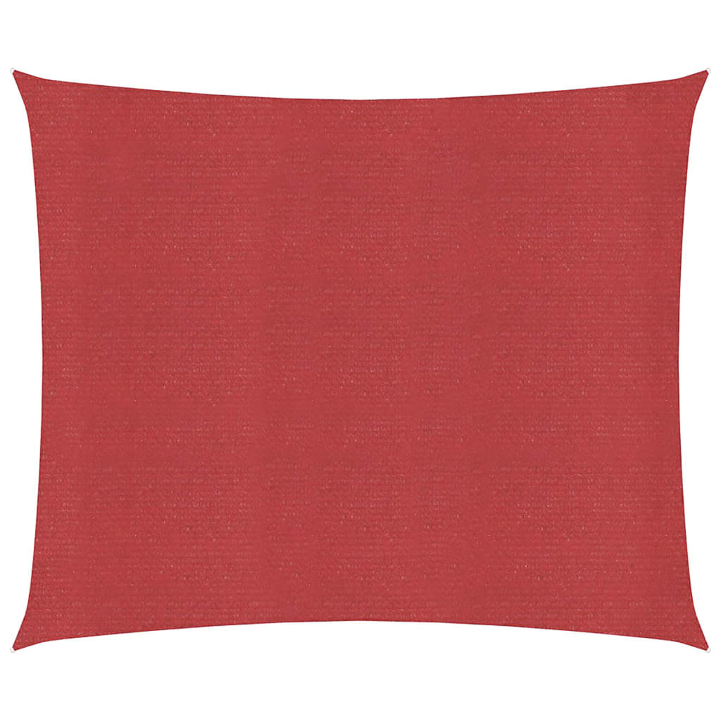 Vela Parasole 160 g/m² Rossa 4x4 m in HDPE