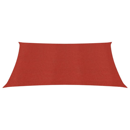 Vela Parasole 160 g/m² Rossa 2x2,5 m in HDPE