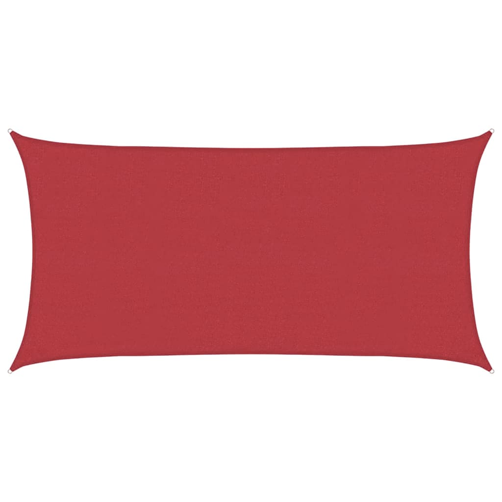 Vela Parasole 160 g/m² Rossa 2x4 m in HDPE - homemem39