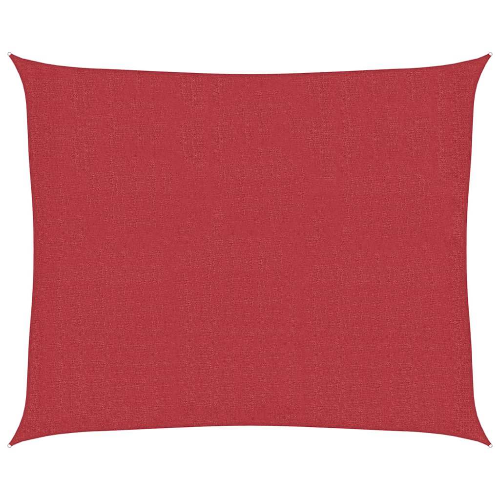 Vela Parasole 160 g/m² Rossa 2,5x3 m in HDPE