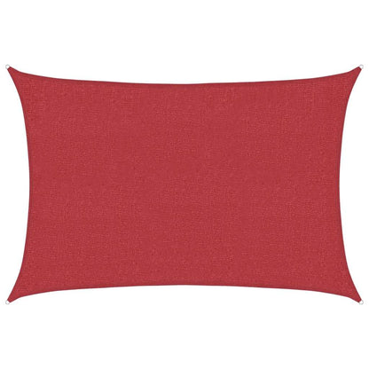 Vela Parasole 160 g/m² Rossa 3x4,5 m in HDPE