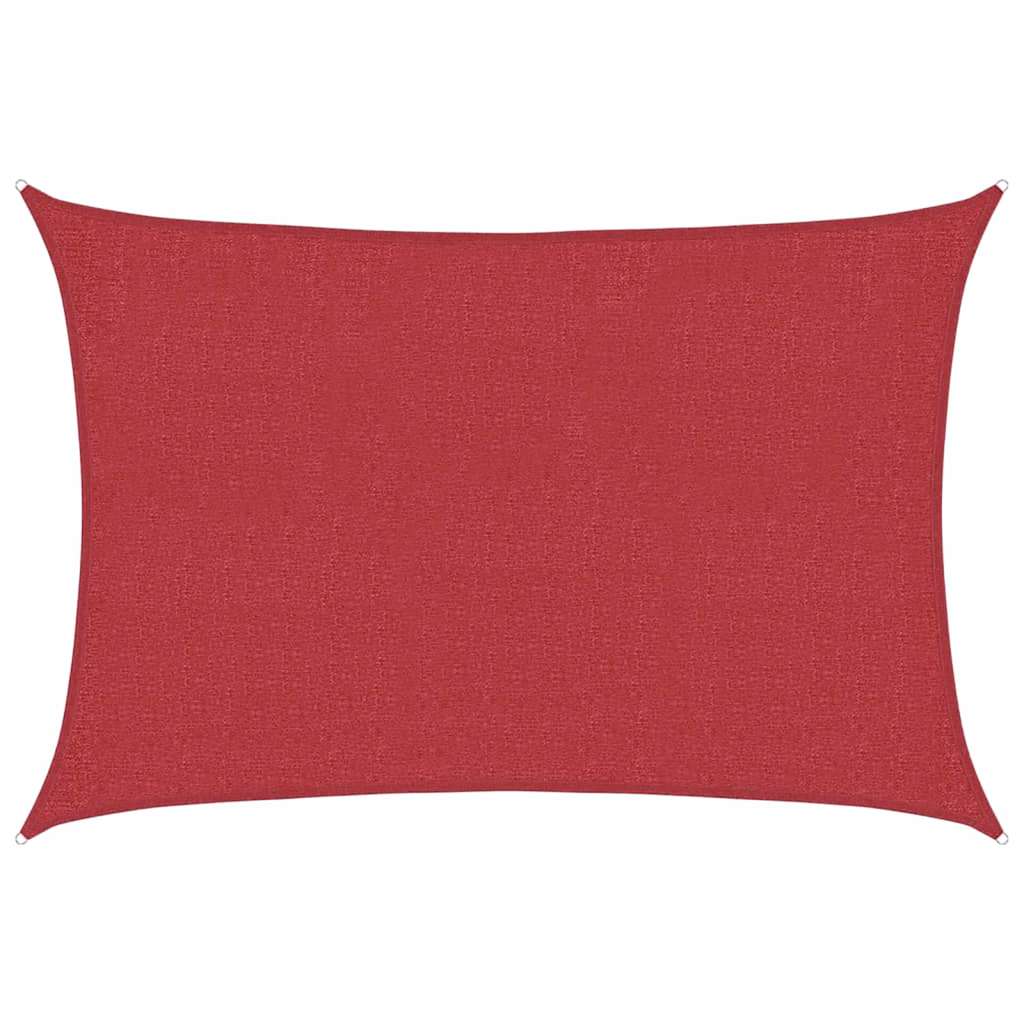 Vela Parasole 160 g/m² Rossa 3x5 m in HDPE | homemem39