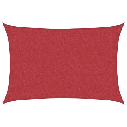 Vela Parasole 160 g/m² Rossa 3x5 m in HDPE | homemem39