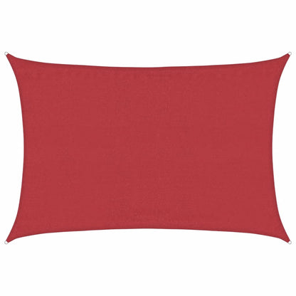Vela Parasole 160 g/m² Rossa 3,5x5 m in HDPE
