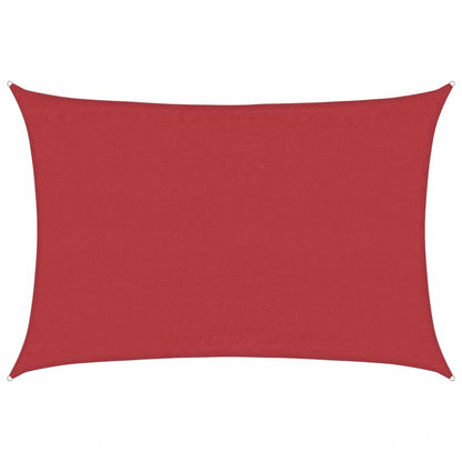 Vela Parasole 160 g/m² Rossa 3,5x5 m in HDPE