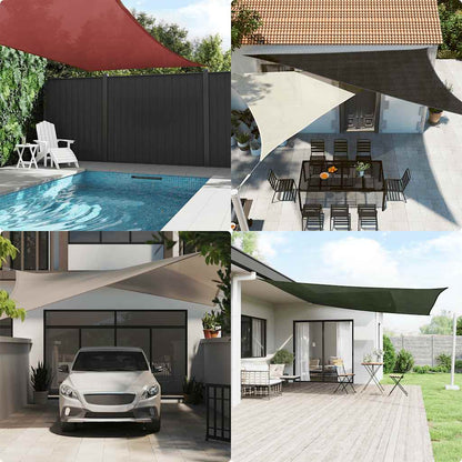 Vela Parasole 160 g/m² Rossa 5x8 m in HDPE