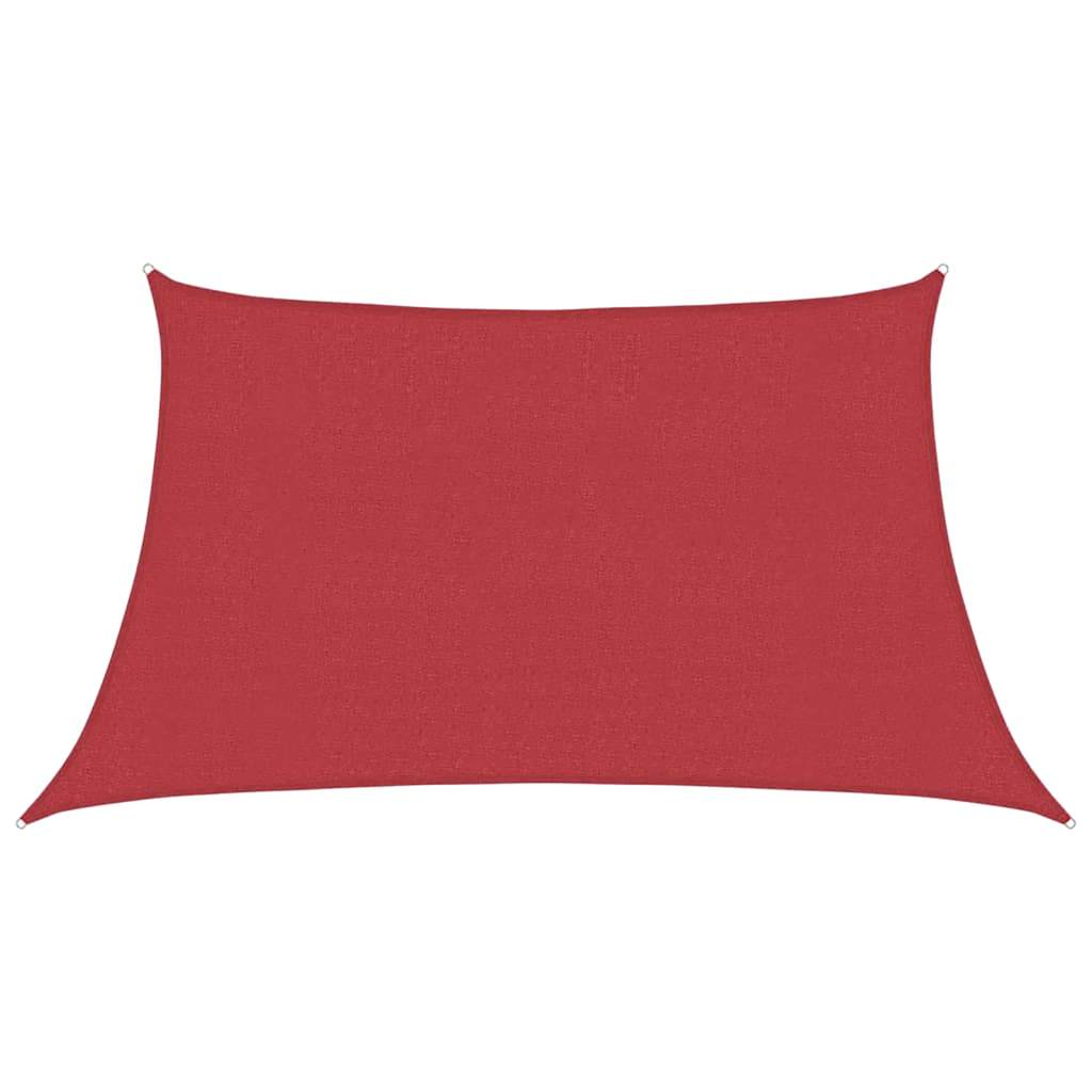 Vela Parasole 160 g/m² Rossa 3/4x2 m in HDPE