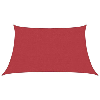 Vela Parasole 160 g/m² Rossa 3/4x2 m in HDPE