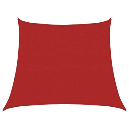 Sunshade Sail 160 g/m² Red 3/4x3 m in HDPE