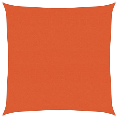 Vela Parasole 160 g/m² Quadrata Arancione 7x7 m in HDPE | homemem39