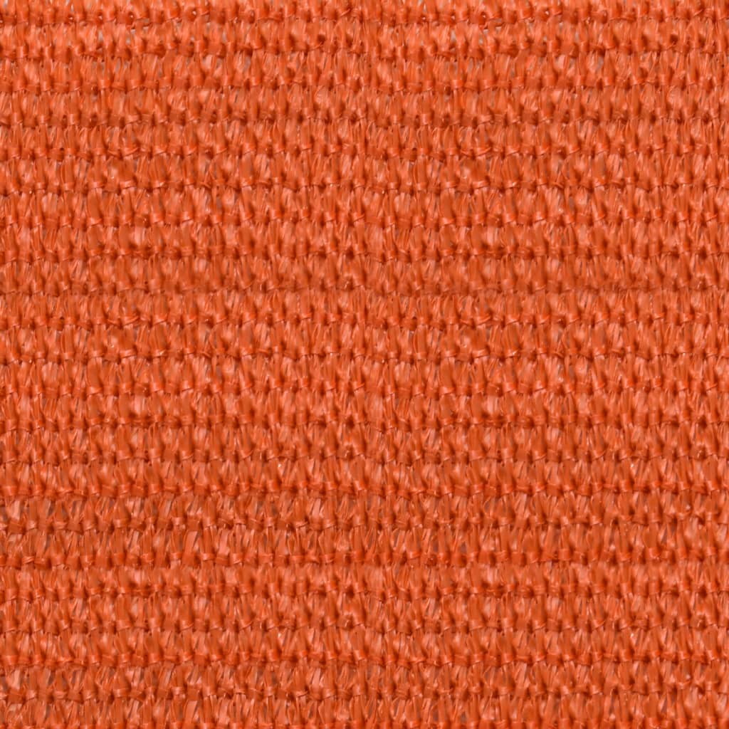 Vela Parasole 160 g/m² Quadrata Arancione 7x7 m in HDPE | homemem39