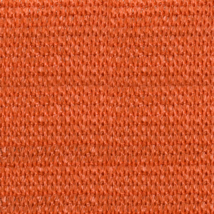 Vela Parasole 160 g/m² Quadrata Arancione 7x7 m in HDPE