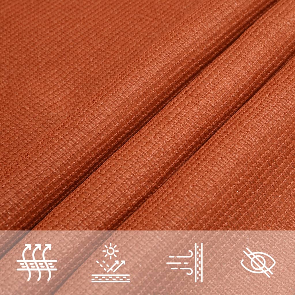 Vela Parasole 160 g/m² Arancione 2x3,5 m in HDPE | homemem39