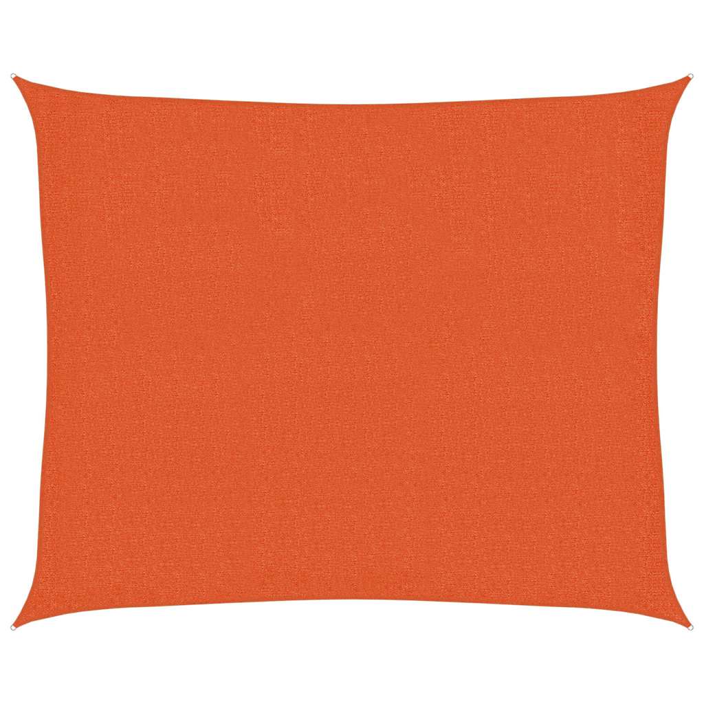 Vela Parasole 160 g/m² Arancione 2,5x3 m in HDPE | homemem39