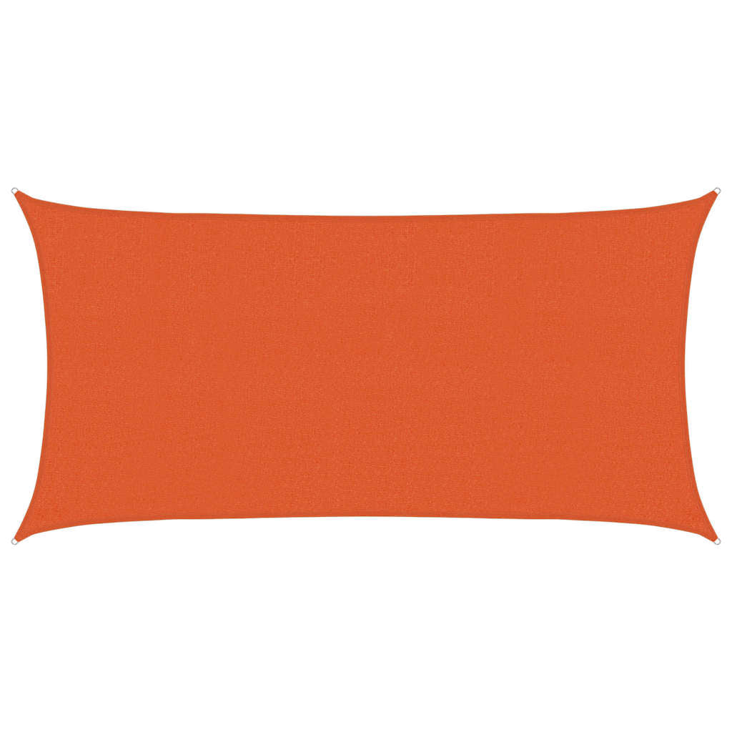 Vela Parasole 160 g/m² Arancione 2,5x5 m in HDPE