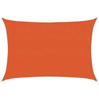 Vela Parasole 160 g/m² Rettangolare Arancione 3x4,5 m in HDPE | homemem39