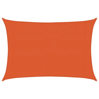Vela Parasole 160 g/m² Rettangolare Arancione 3x5 m in HDPE