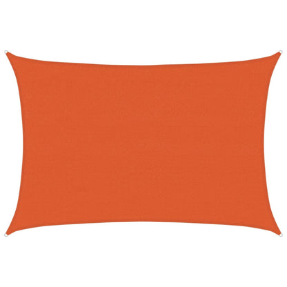 Vela Parasole 160 g/m² Rettangolare Arancione 4x5 m in HDPE | homemem39
