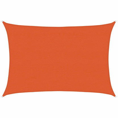 Vela Parasole 160 g/m² Rettangolare Arancione 4x5 m in HDPE