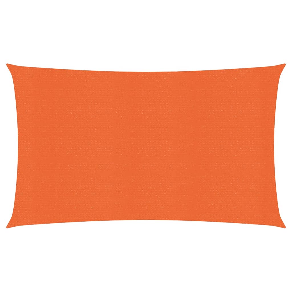 Vela Parasole 160 g/m² Rettangolare Arancione 4x7 m in HDPE | homemem39