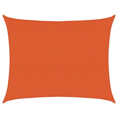 Vela Parasole 160 g/m² Rettangolare Arancione 6x7 m in HDPE | homemem39