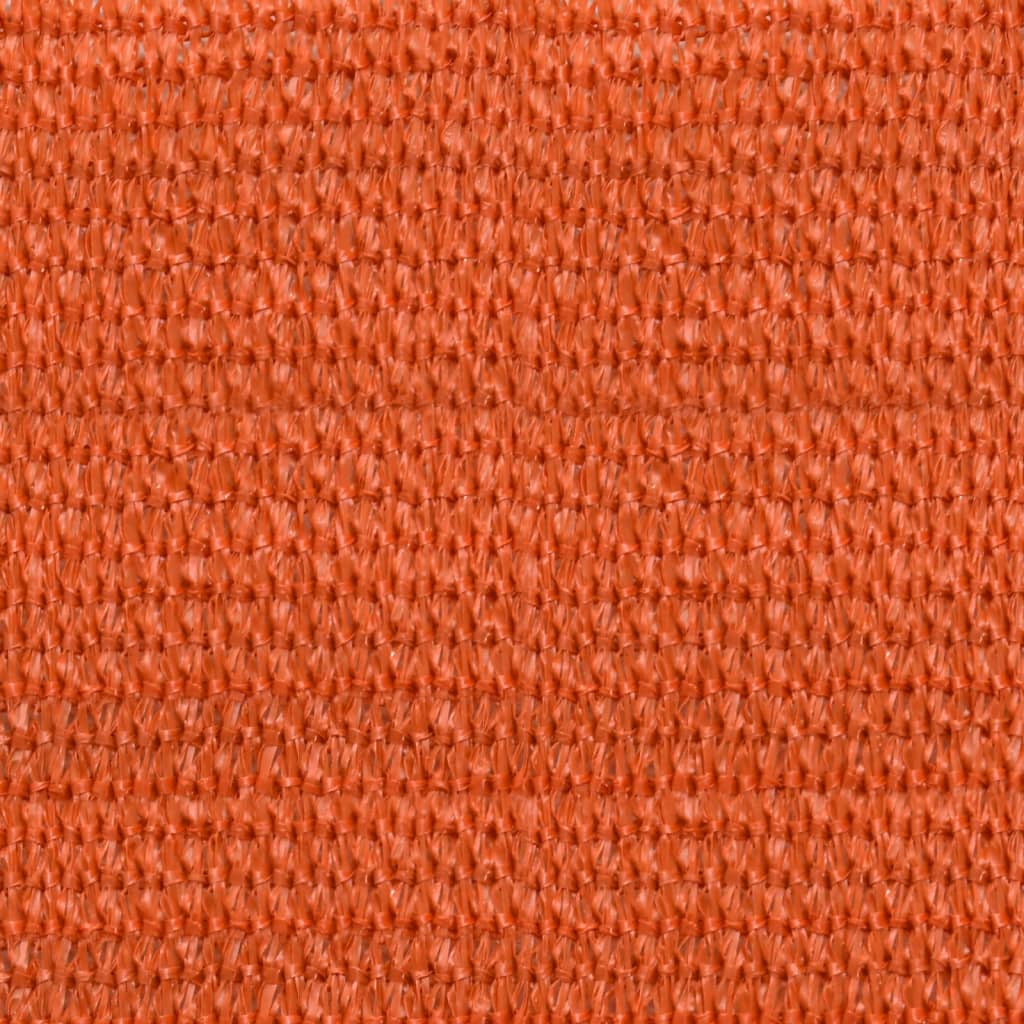 Vela Parasole 160 g/m² Arancione 3x3x4,2 m in HDPE | homemem39