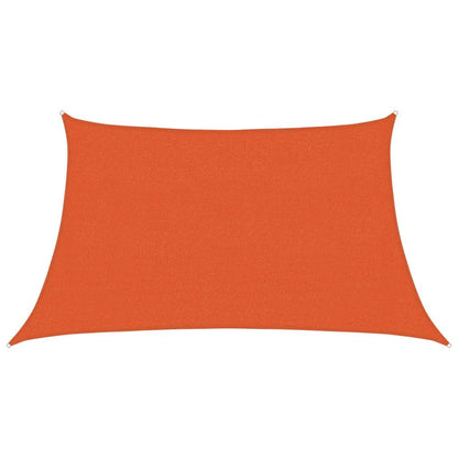 Vela Parasole 160 g/m² Trapezio Arancione 3/4x2 m in HDPE