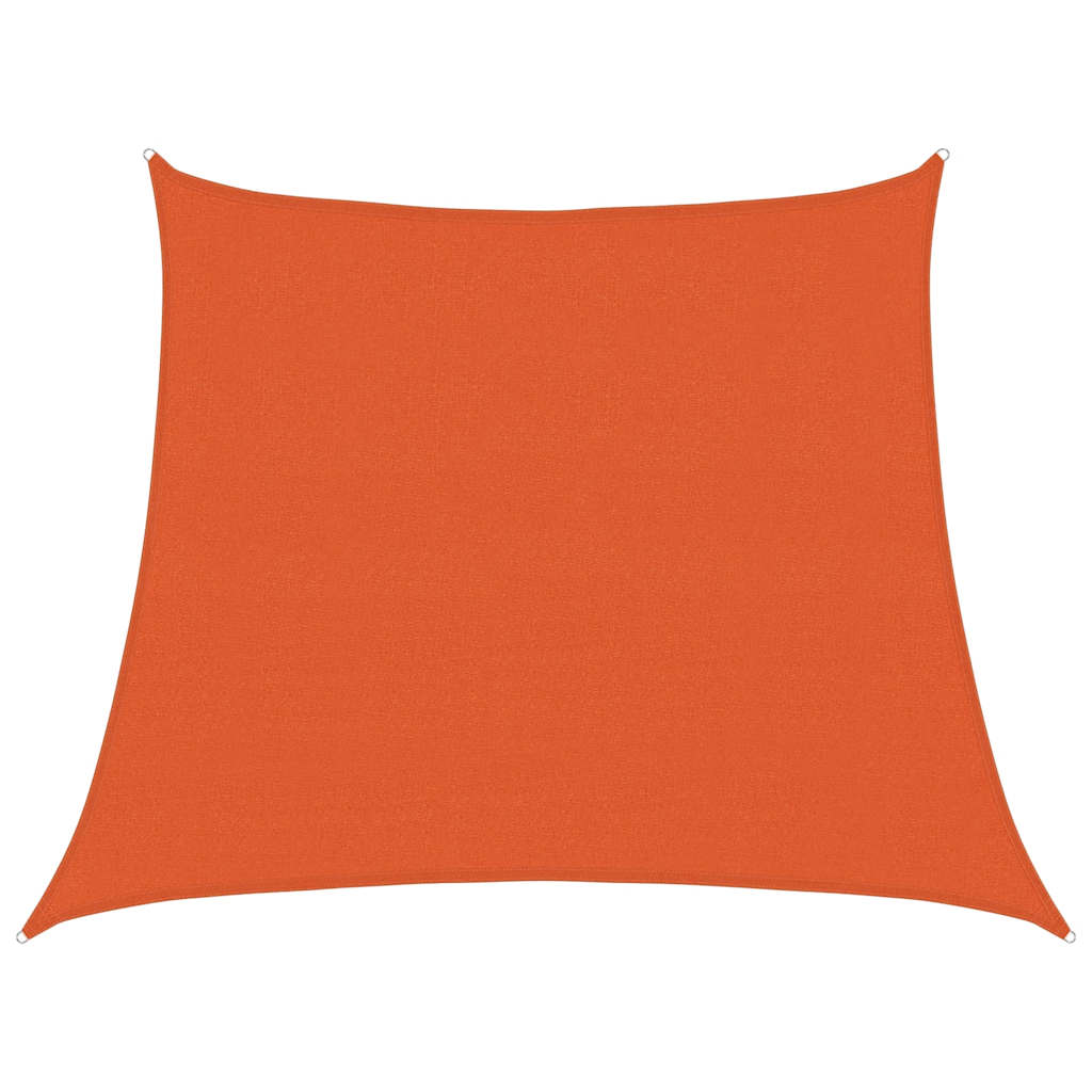 Vela Parasole 160 g/m² Trapezio Arancione 3/4x3 m in HDPE | homemem39