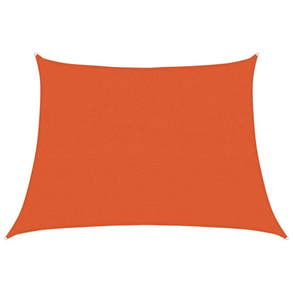 Vela Parasole 160 g/m² Trapezio Arancione 4/5x3 m in HDPE