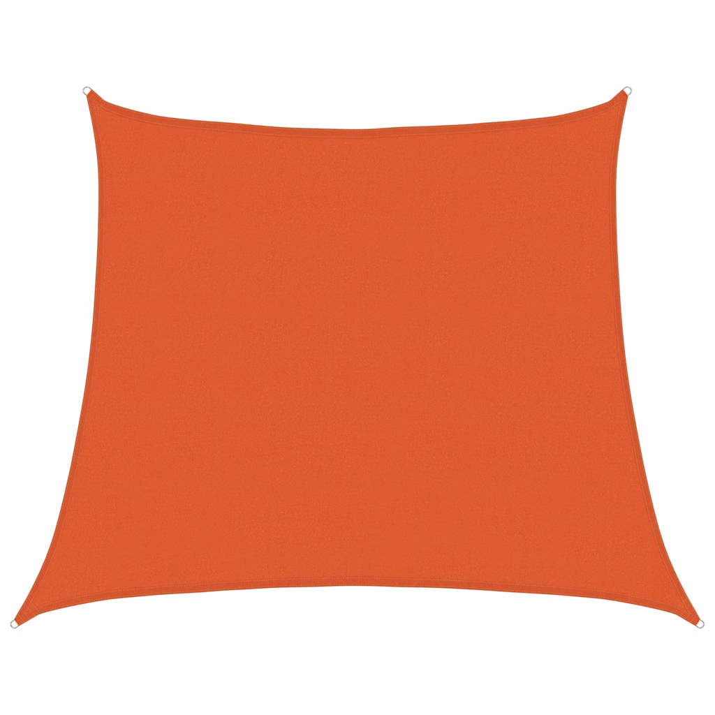 Vela Parasole 160 g/m² Trapezio Arancione 4/5x4 m in HDPE | homemem39